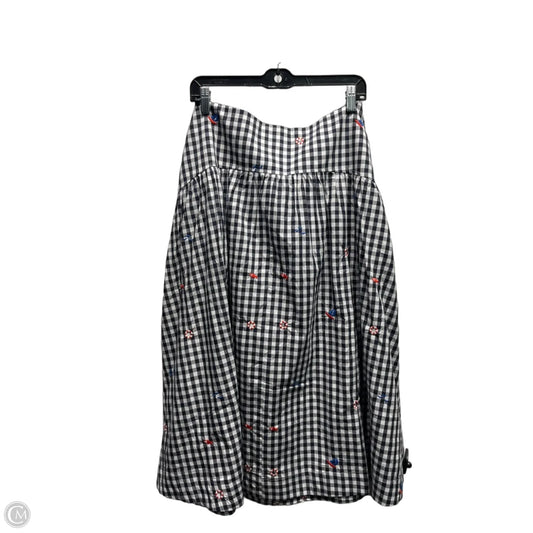 Skirt Maxi By Free Assembly In Black & White, Size: 8