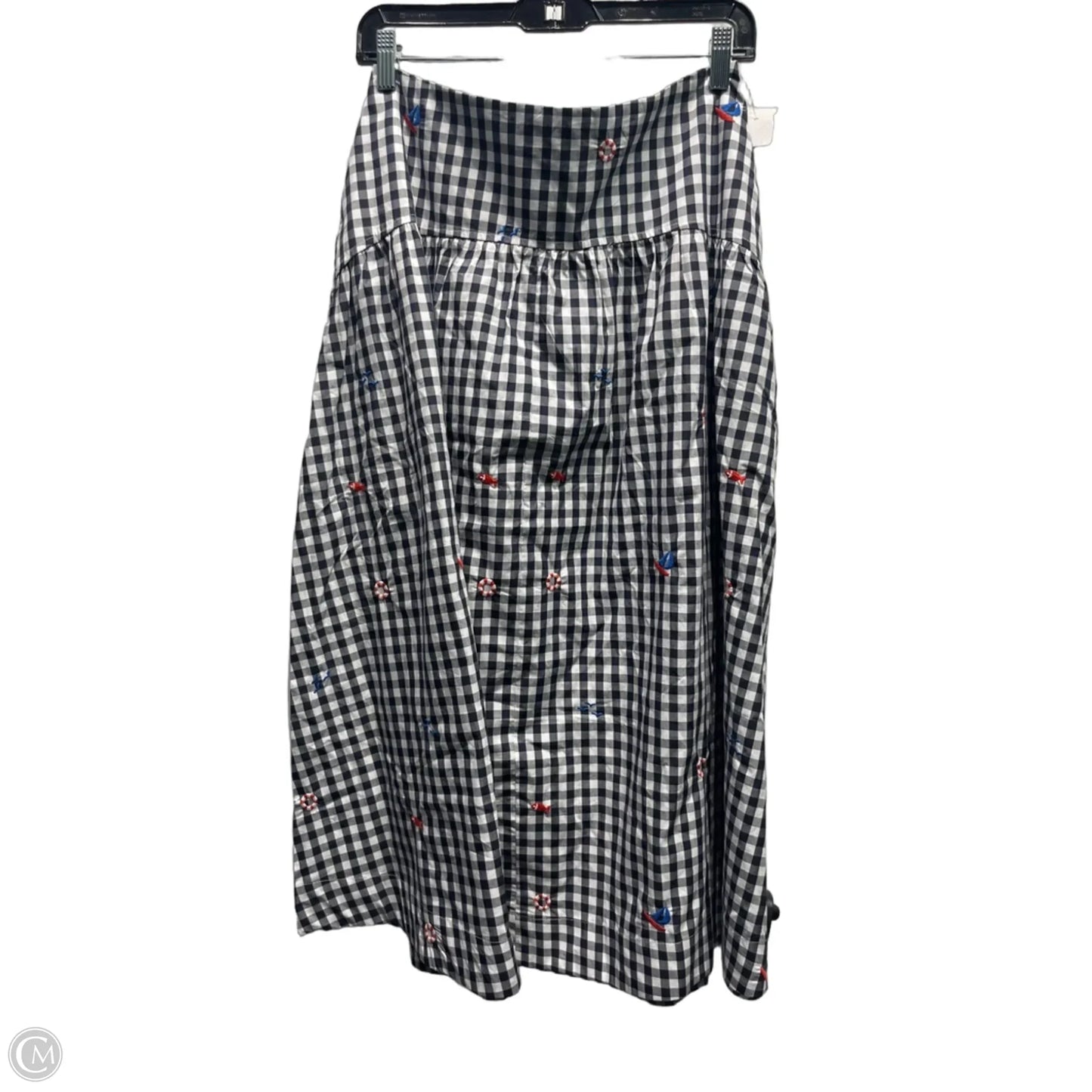 Skirt Maxi By Free Assembly In Black & White, Size: 8