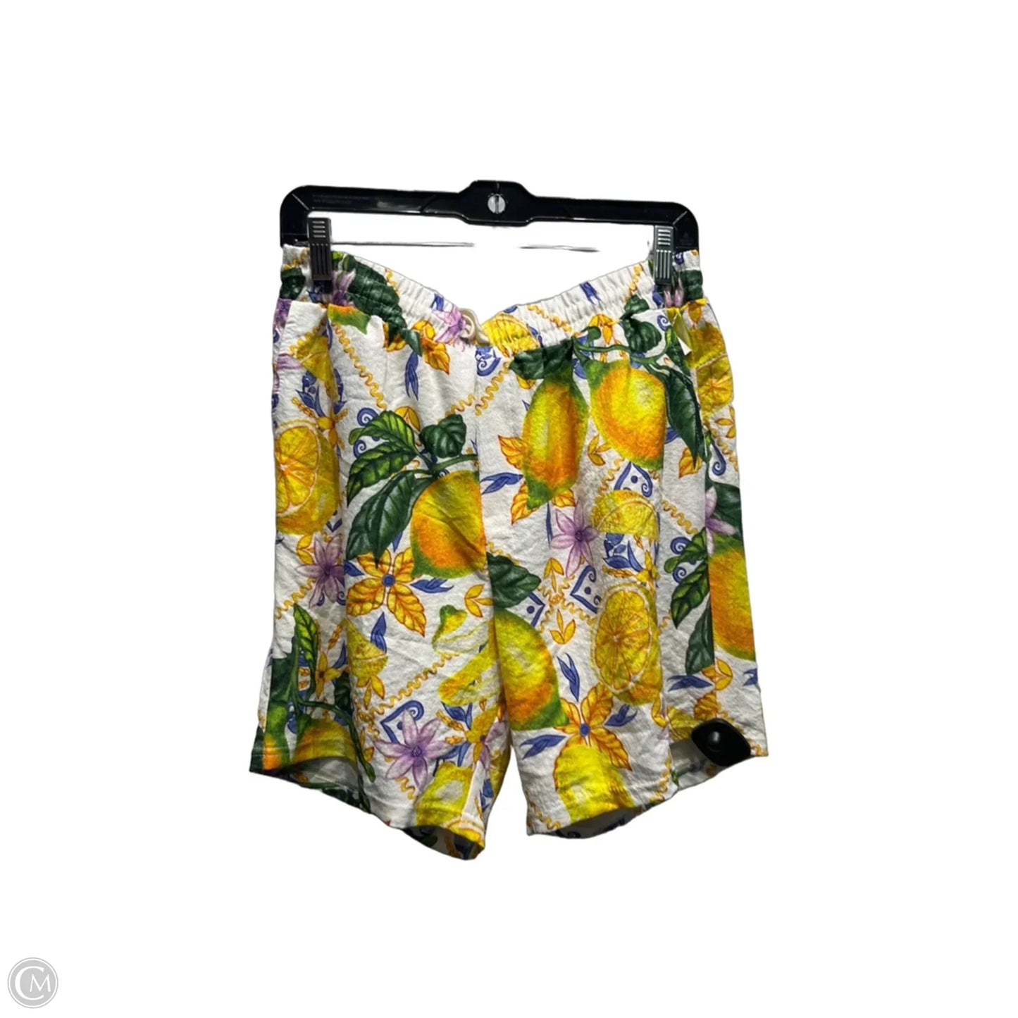 Shorts By massive In Green & Yellow, Size: M