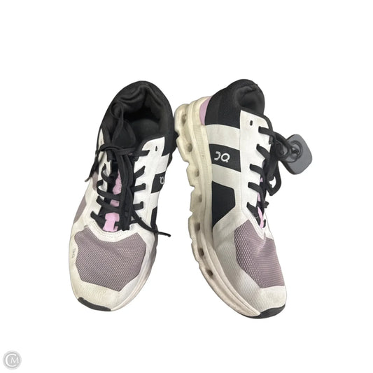 Shoes Athletic By On Cloud In Black & Purple, Size: 6