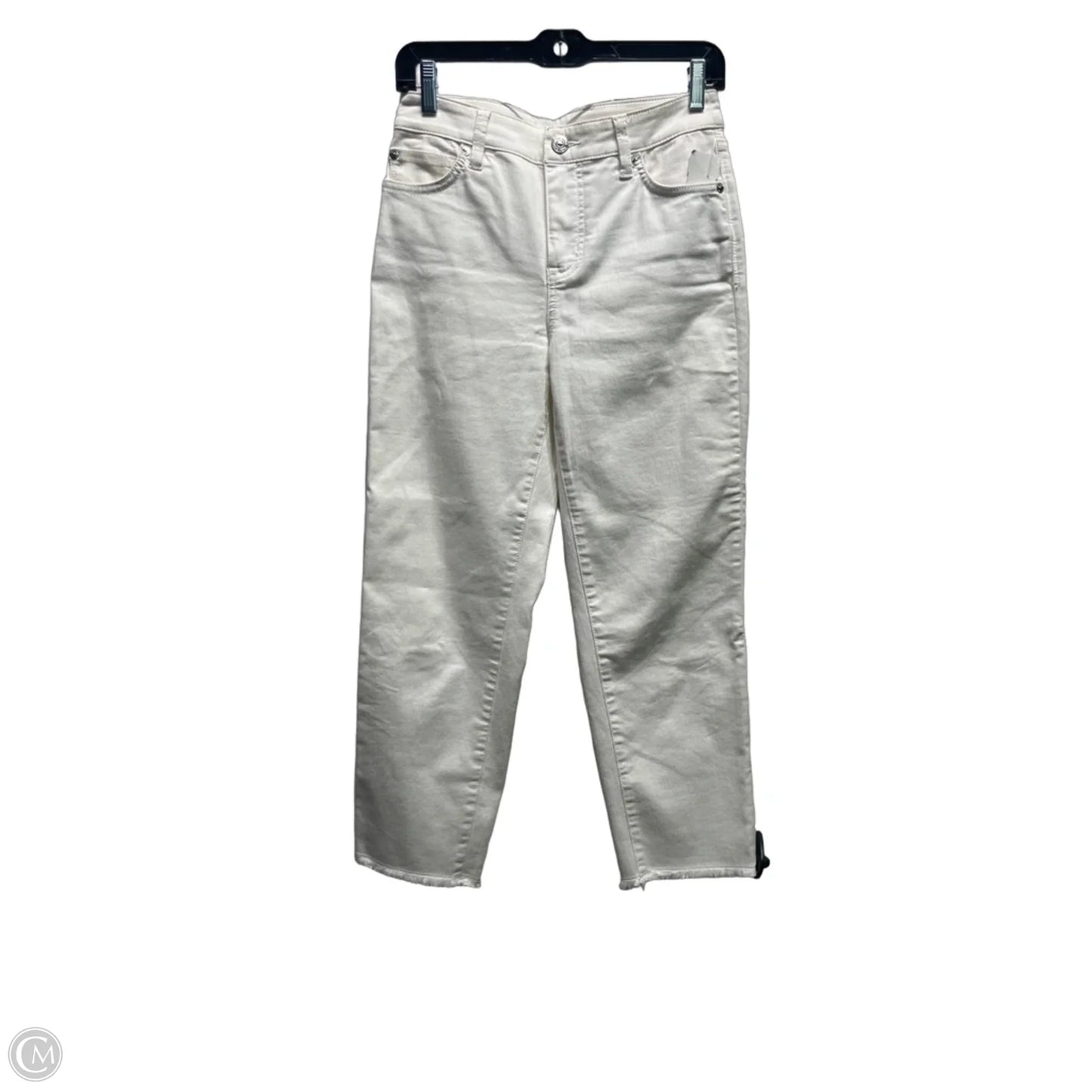 Jeans Cropped By Tommy Bahama In White Denim, Size: 2