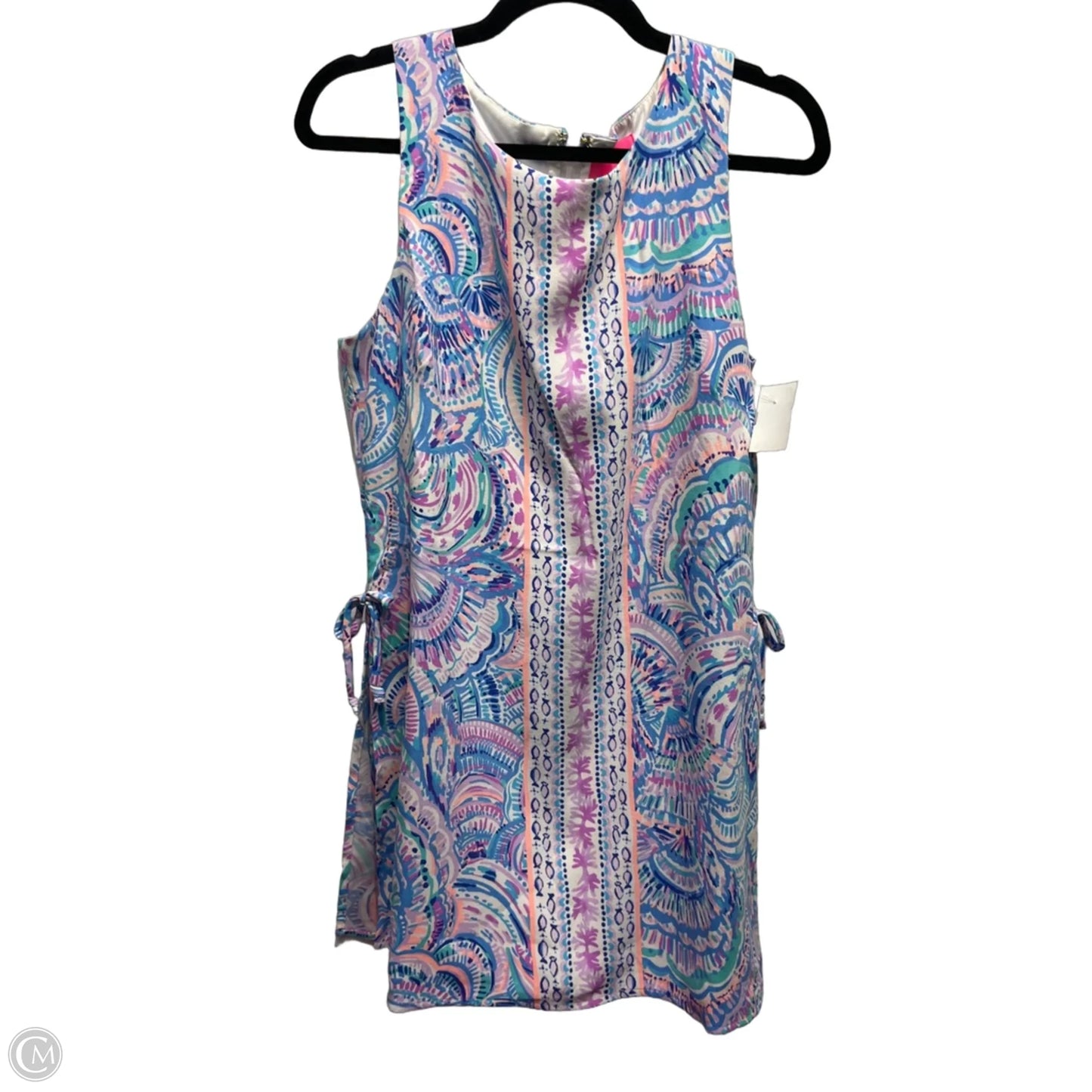 Romper Designer By Lilly Pulitzer In Blue & Pink, Size: 10