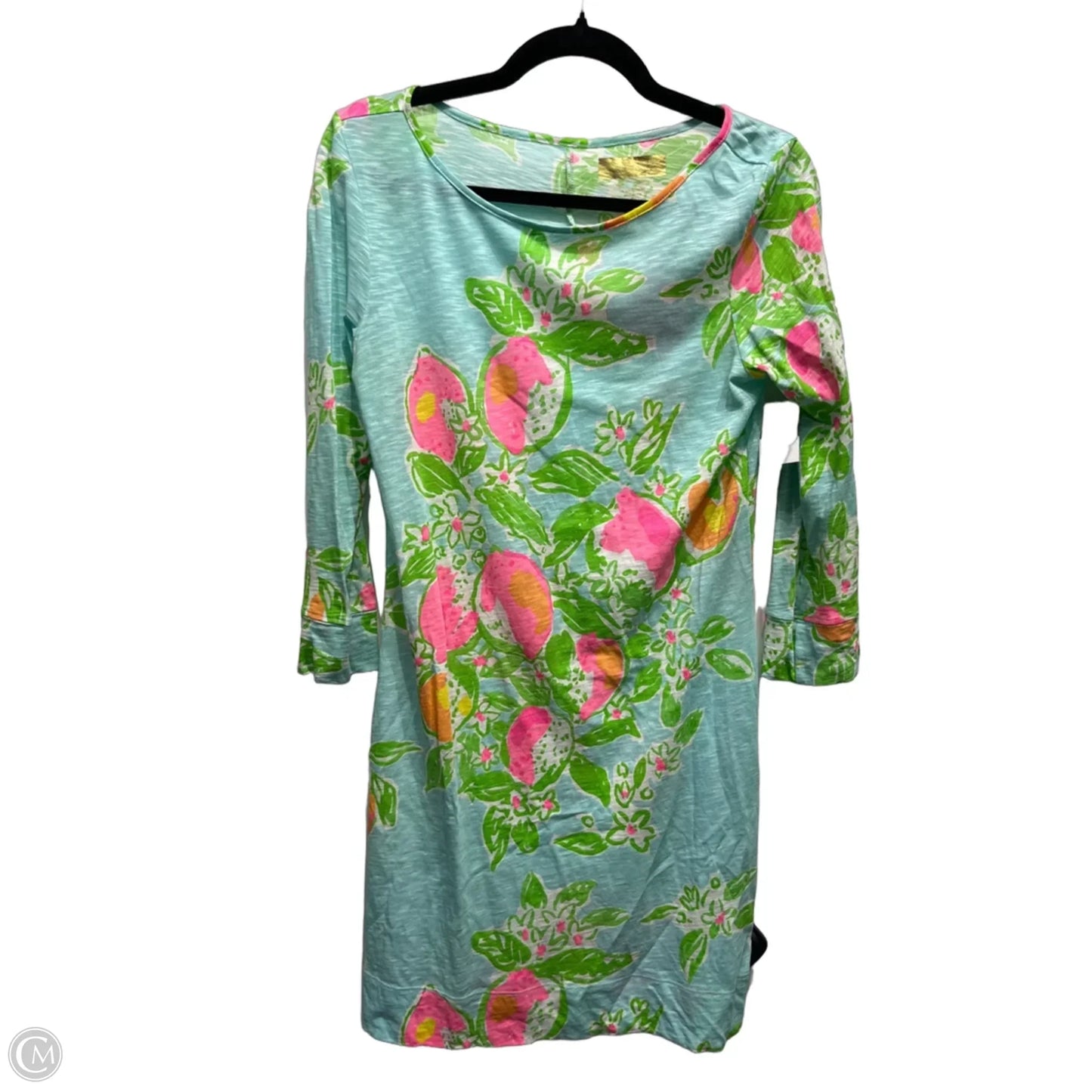 Dress Designer By Lilly Pulitzer In Green & Pink, Size: S