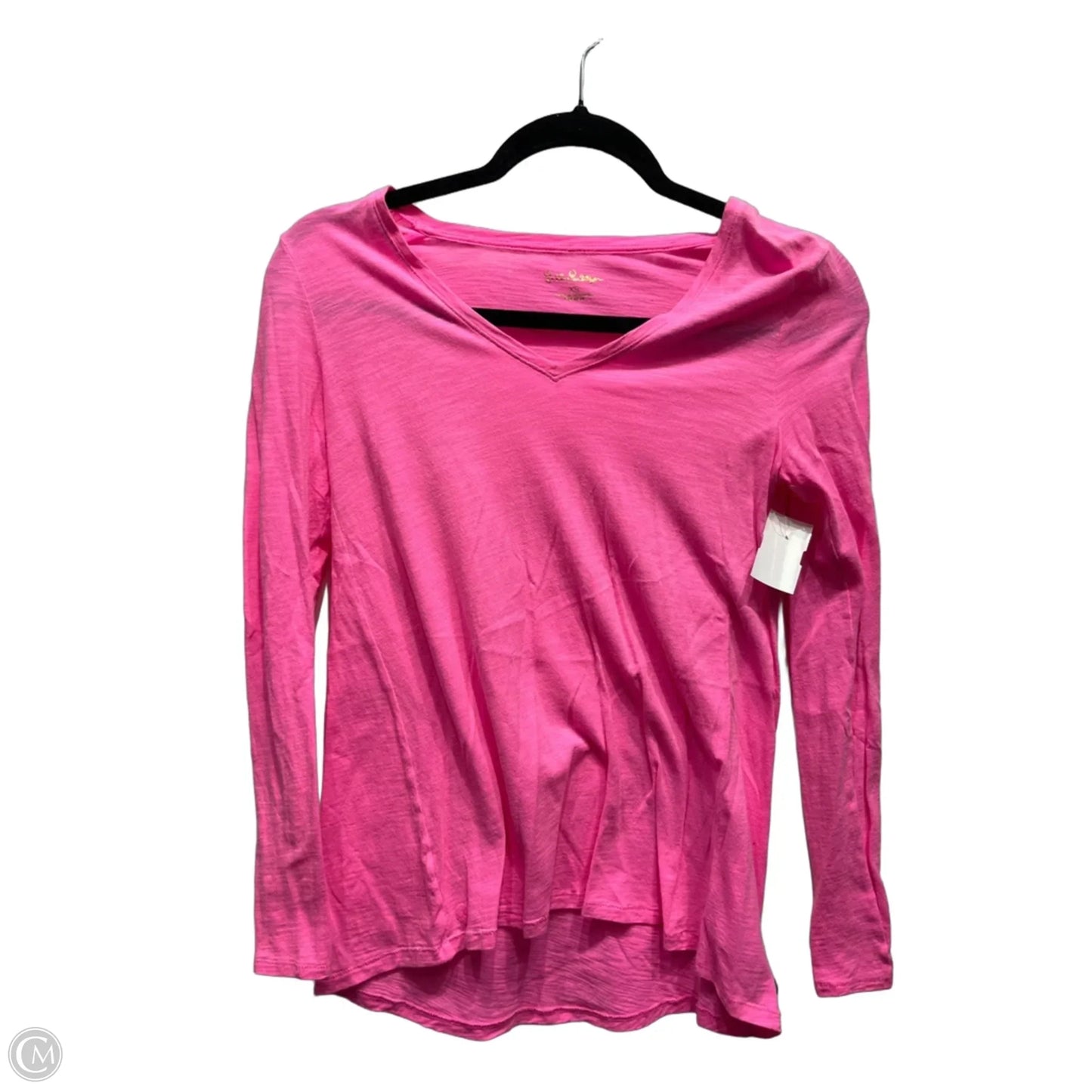Top Long Sleeve Designer By Lilly Pulitzer In Pink, Size: Xs