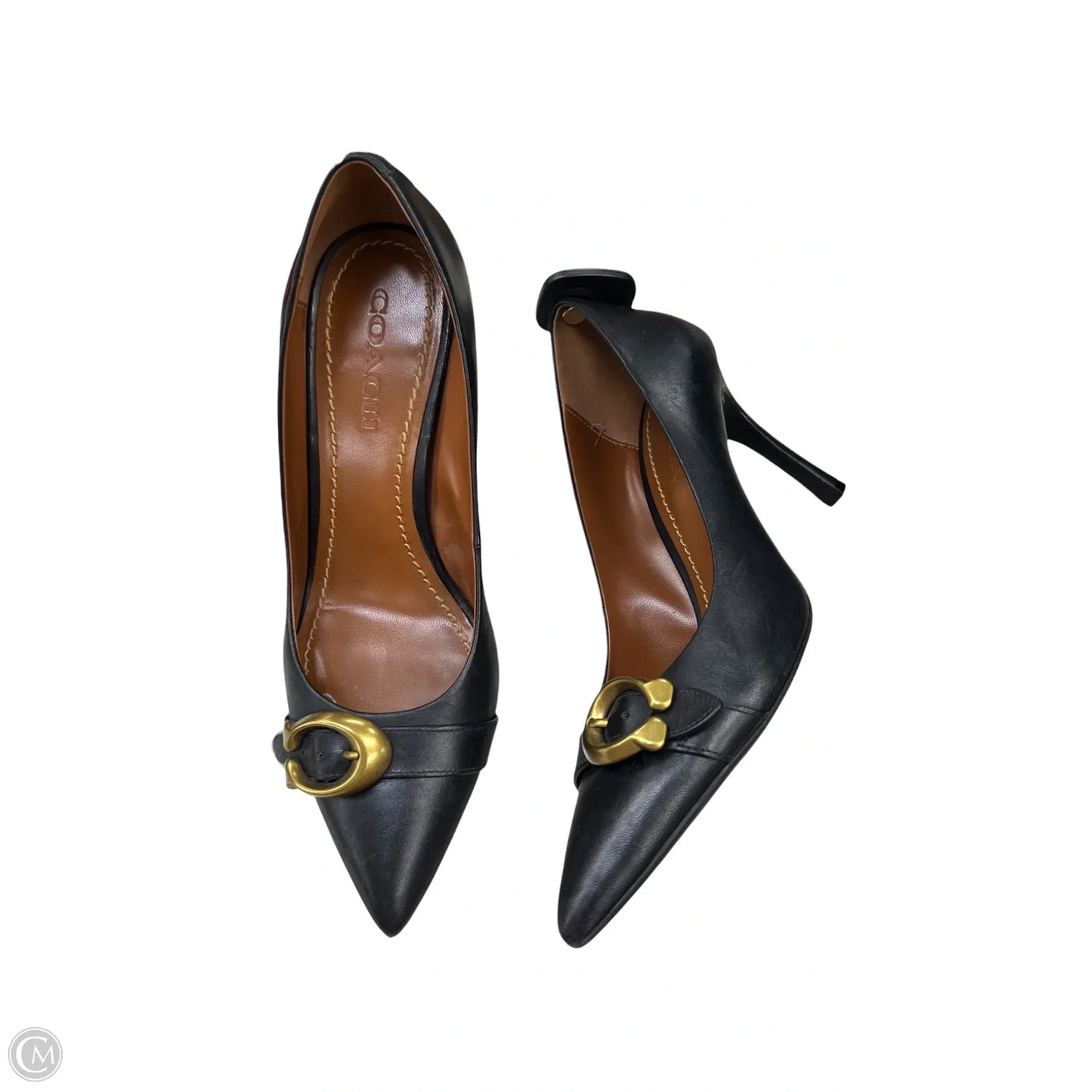 Shoes Designer By Coach In Black, Size: 10