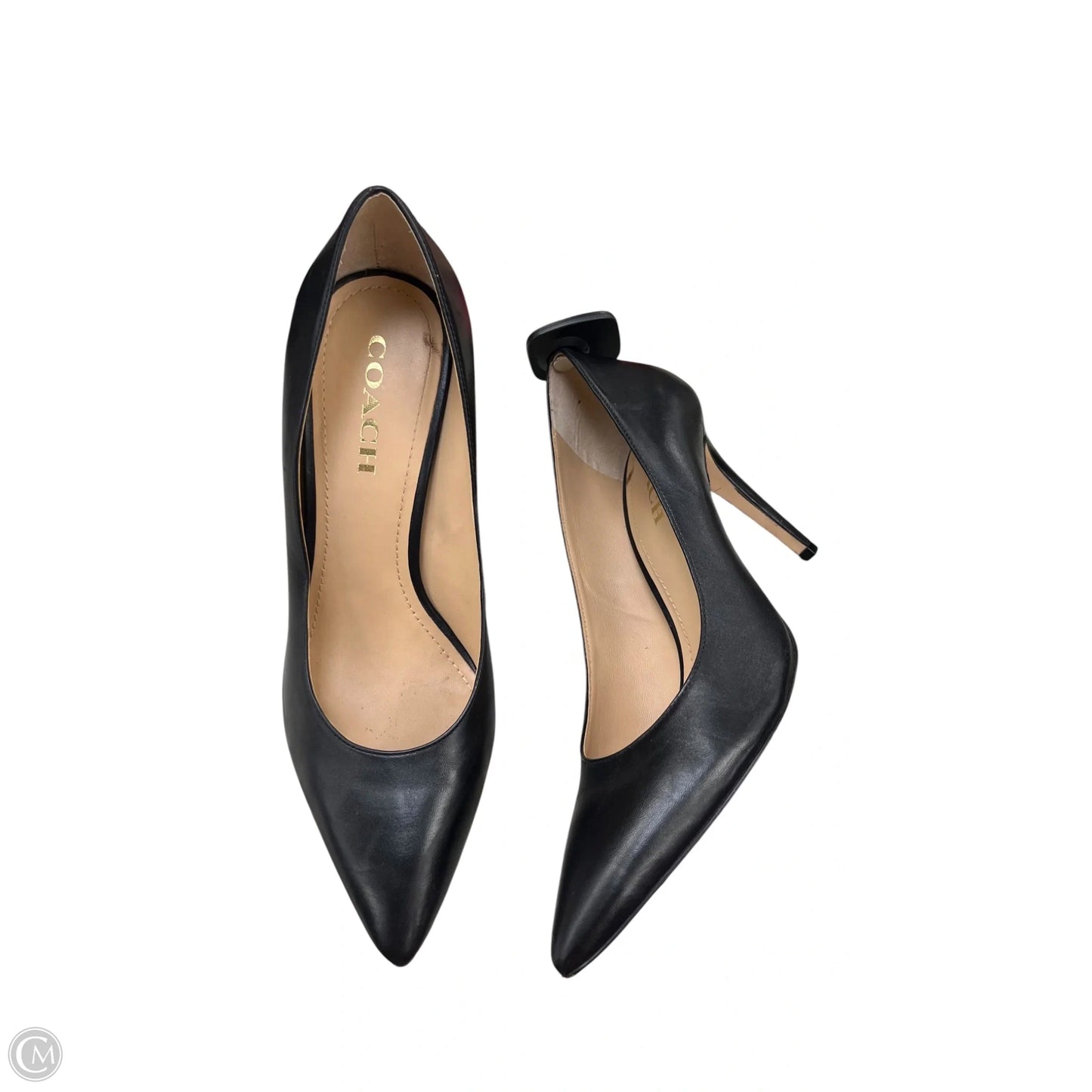 Shoes Designer By Coach In Black, Size: 10