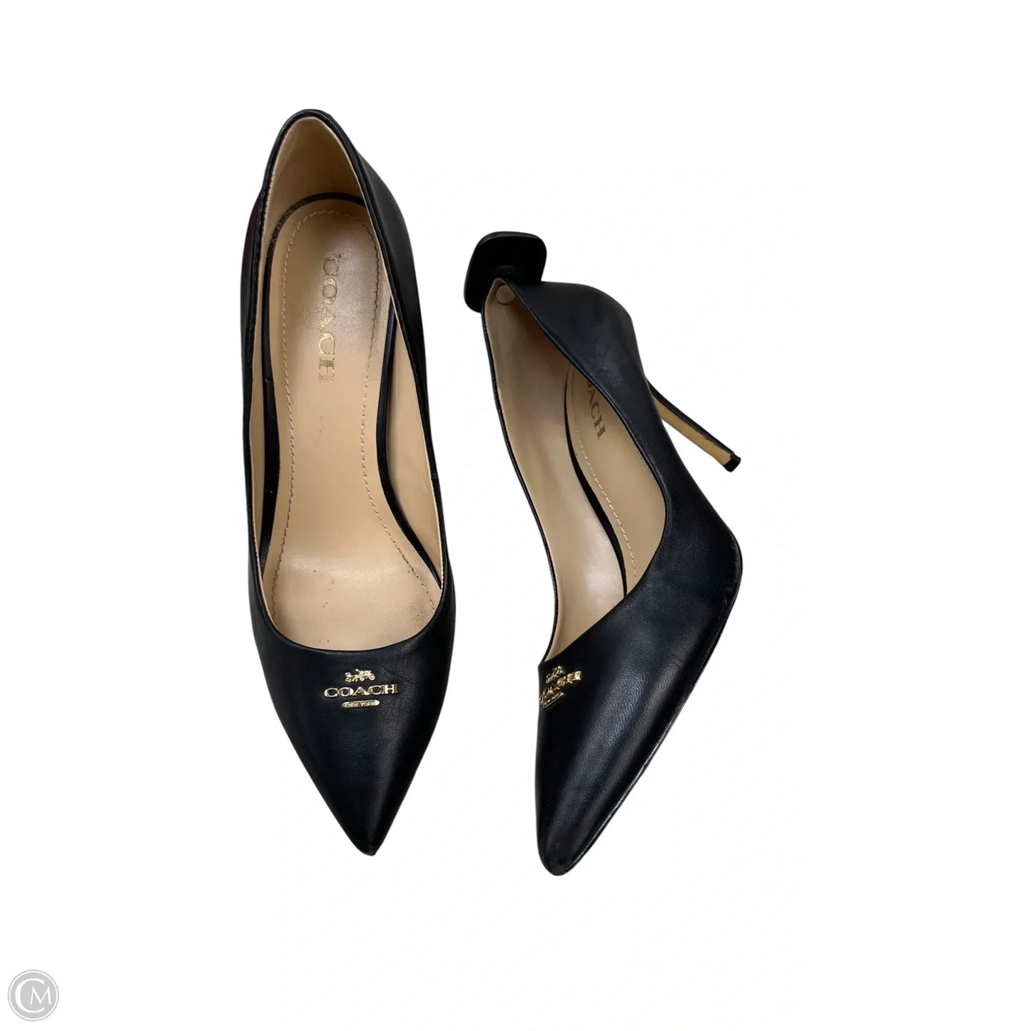 Shoes Designer By Coach In Black, Size: 10