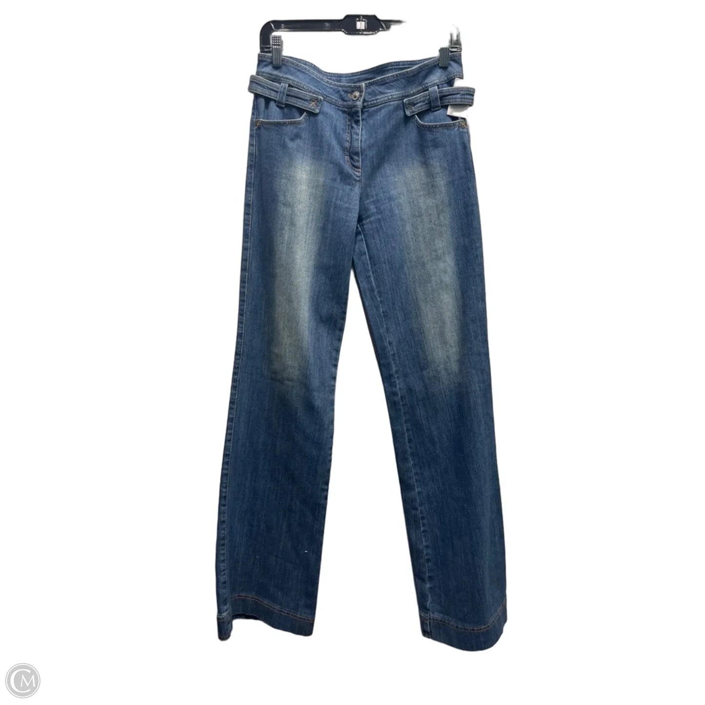 Jeans Designer By Escada In Blue Denim, Size: 8