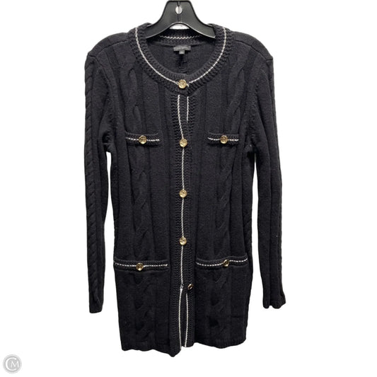 Sweater Cardigan By Talbots In Black, Size: S