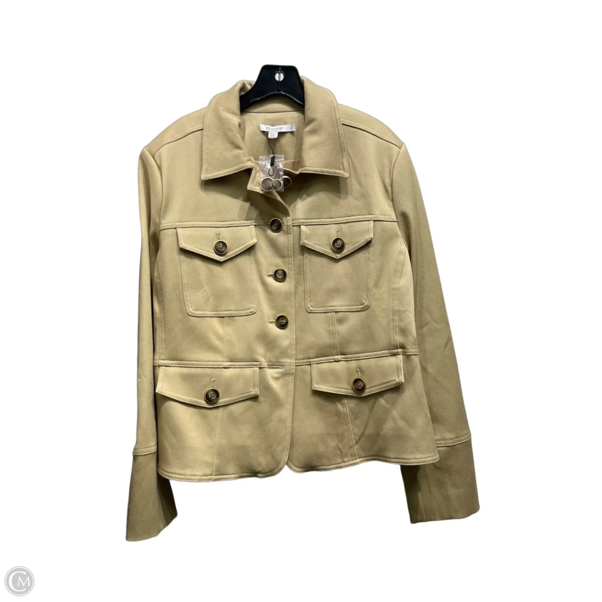 Jacket Other By Chicos In Tan, Size: S