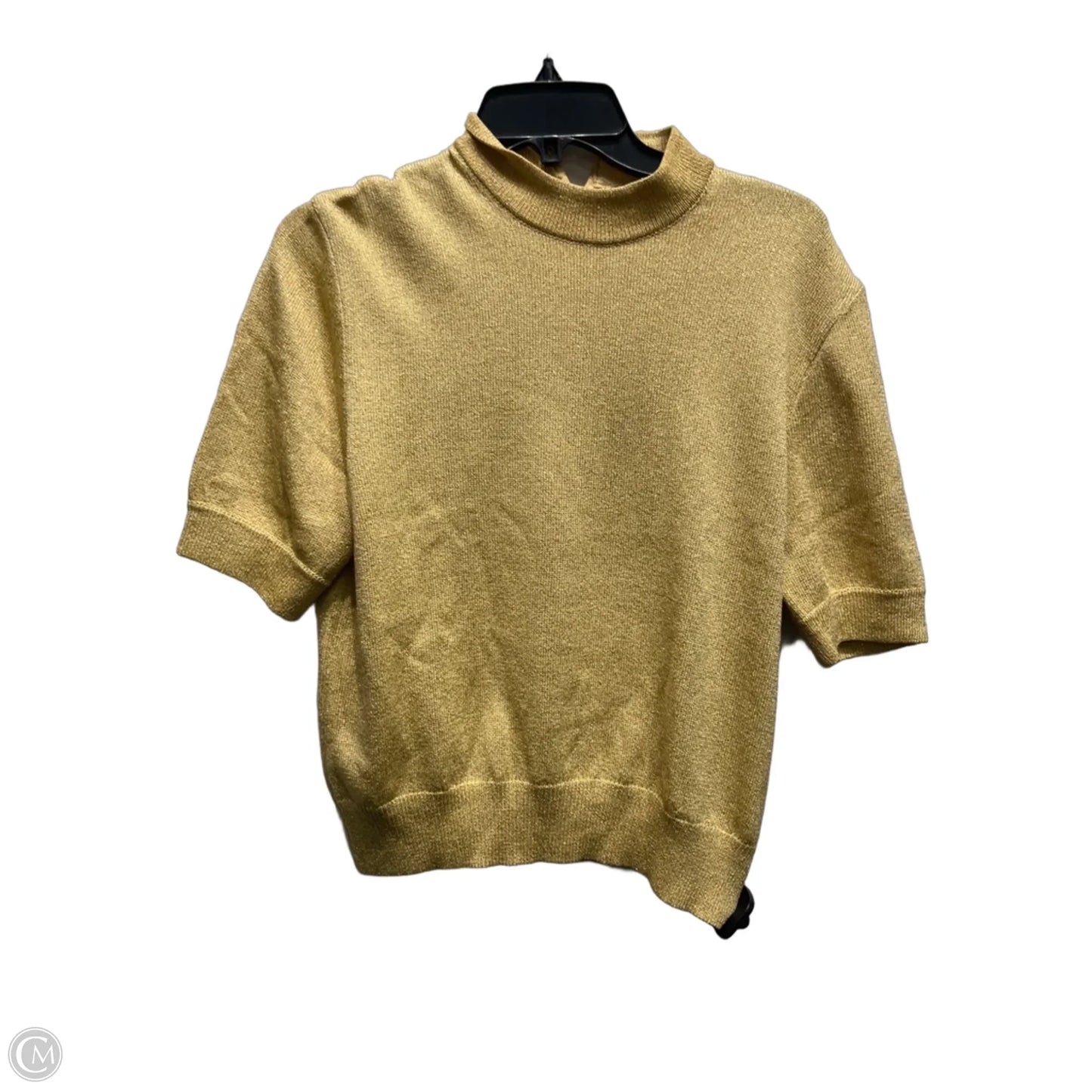 Top Short Sleeve Luxury Designer By St John Collection In Gold, Size: M