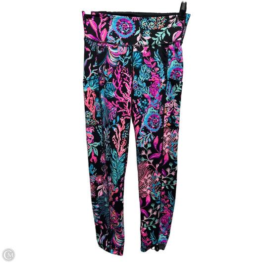 Pants Designer By Lilly Pulitzer In Black & Green, Size: Xs