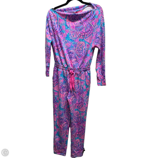 Jumpsuit Designer By Lilly Pulitzer In Pink & Purple, Size: Xs