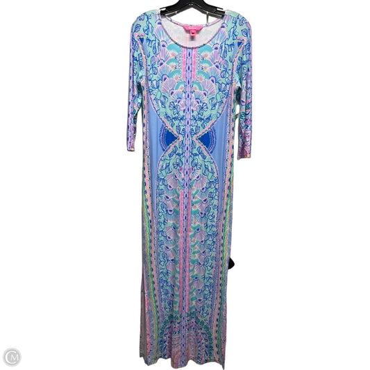 Dress Designer By Lilly Pulitzer In Green & Pink, Size: S