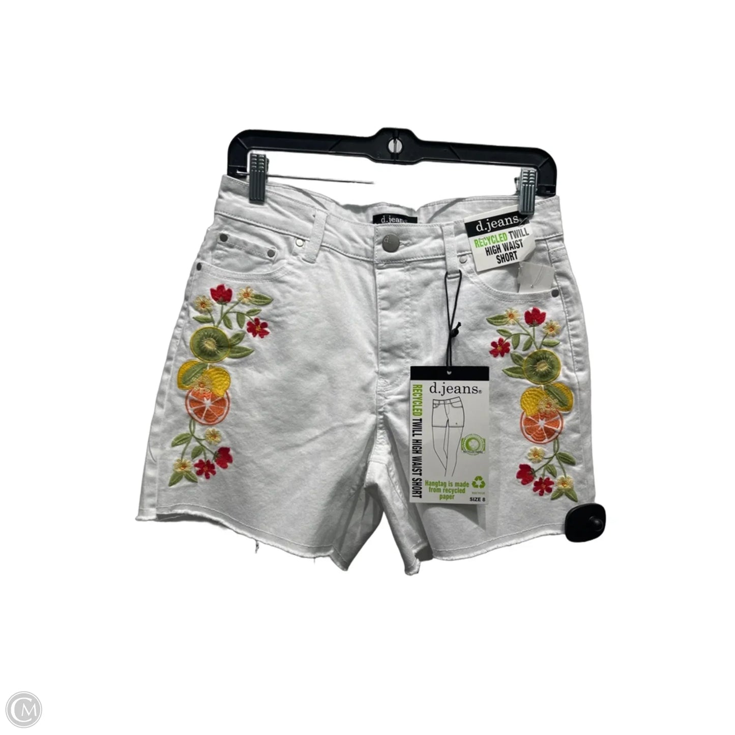 Shorts By D Jeans In Red & White, Size: 8