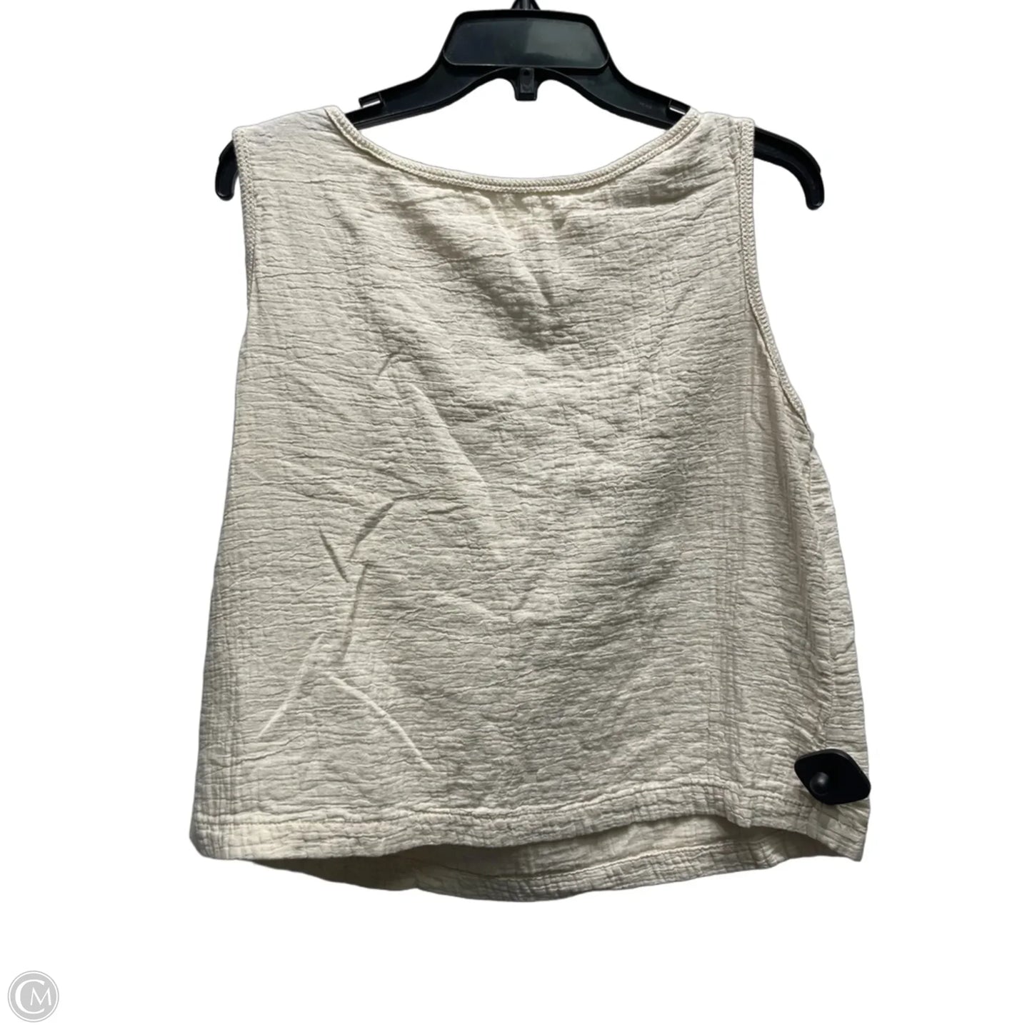 Top Sleeveless By Max Studio In Tan, Size: M