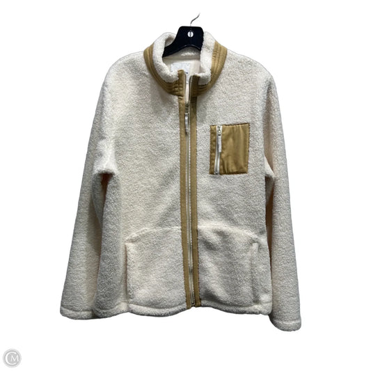 Jacket Fleece By Tommy Bahama In Cream, Size: L