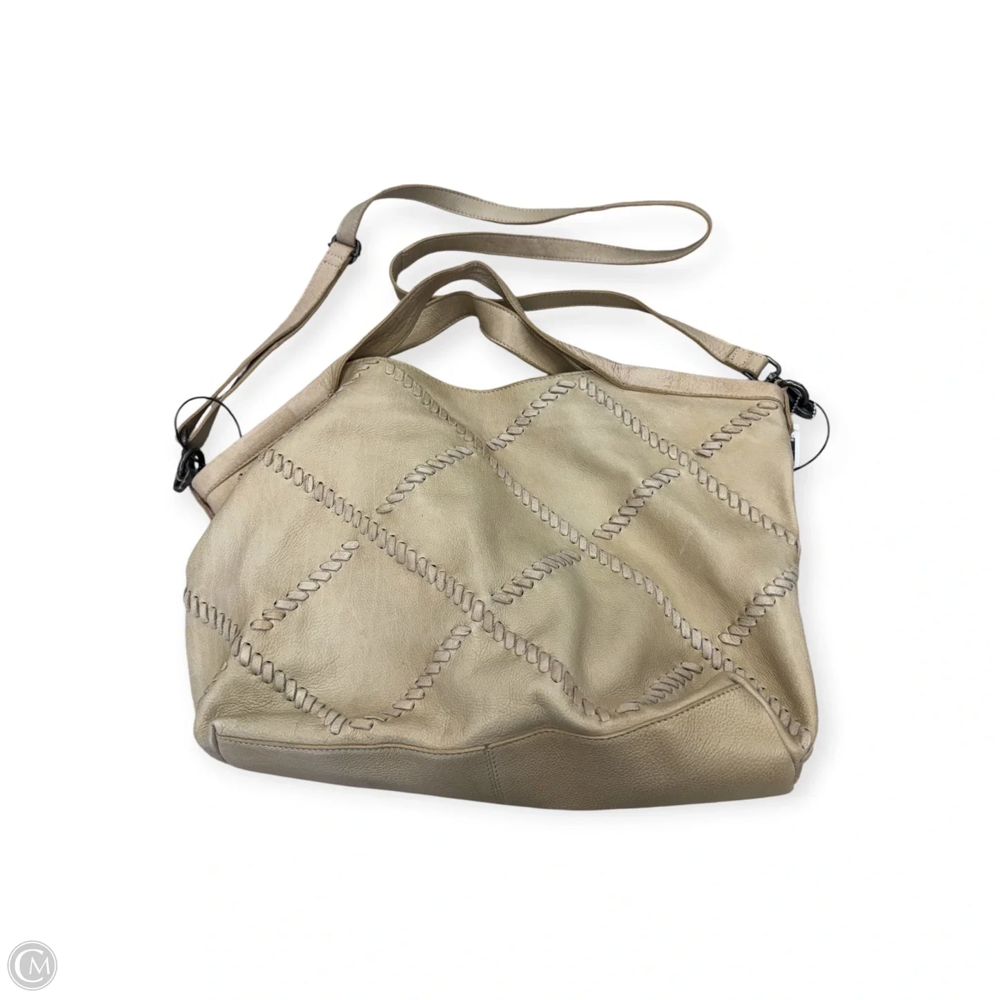 Handbag Leather By Latico, Size: Large