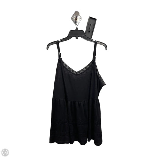 Top Sleeveless By Torrid In Black, Size: 3x