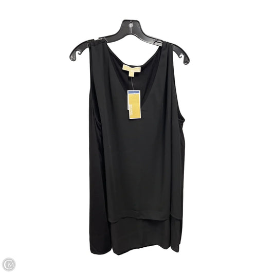 Top Sleeveless By Michael By Michael Kors In Black, Size: 3x