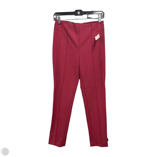 Pants Designer By Escada In Maroon, Size: 6