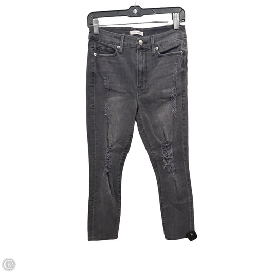 Jeans Skinny By Good American In Grey Denim, Size: 6