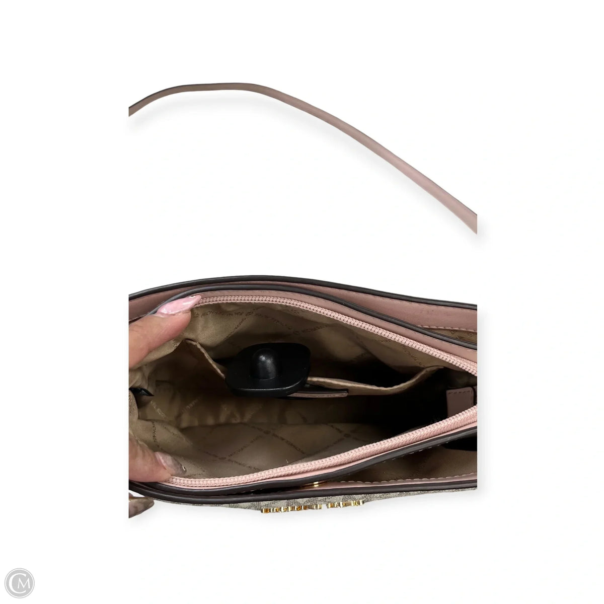 Crossbody Designer By Michael Kors, Size: Medium