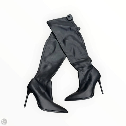 Boots Knee Heels By JLO In Black, Size: 8