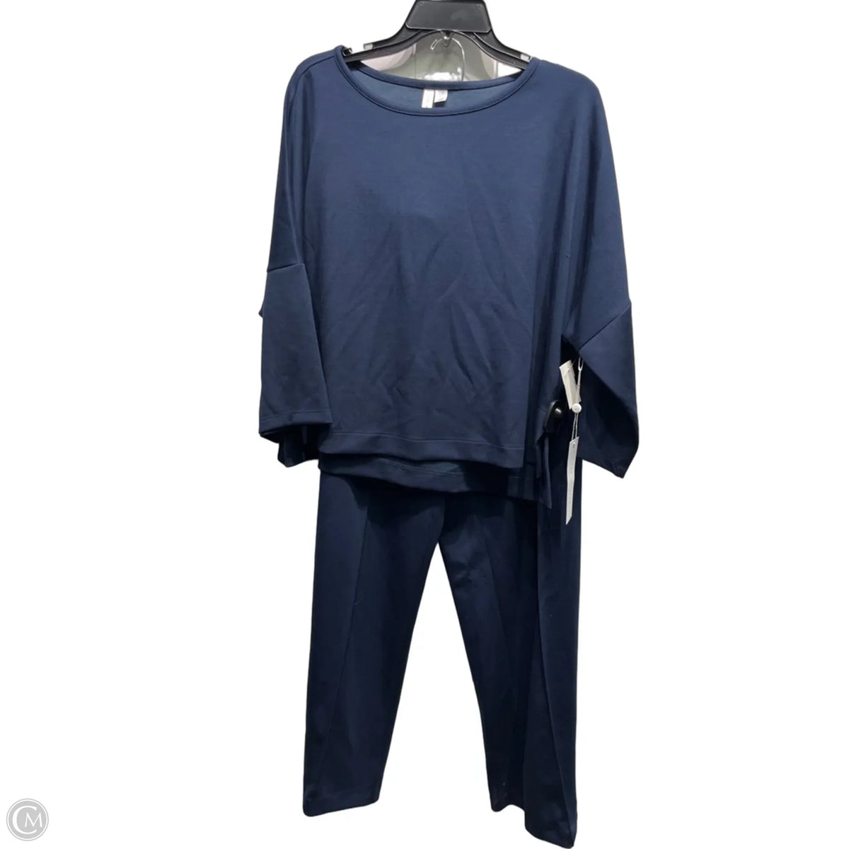 Pants Set 2pc By ezy wear In Navy, Size: L