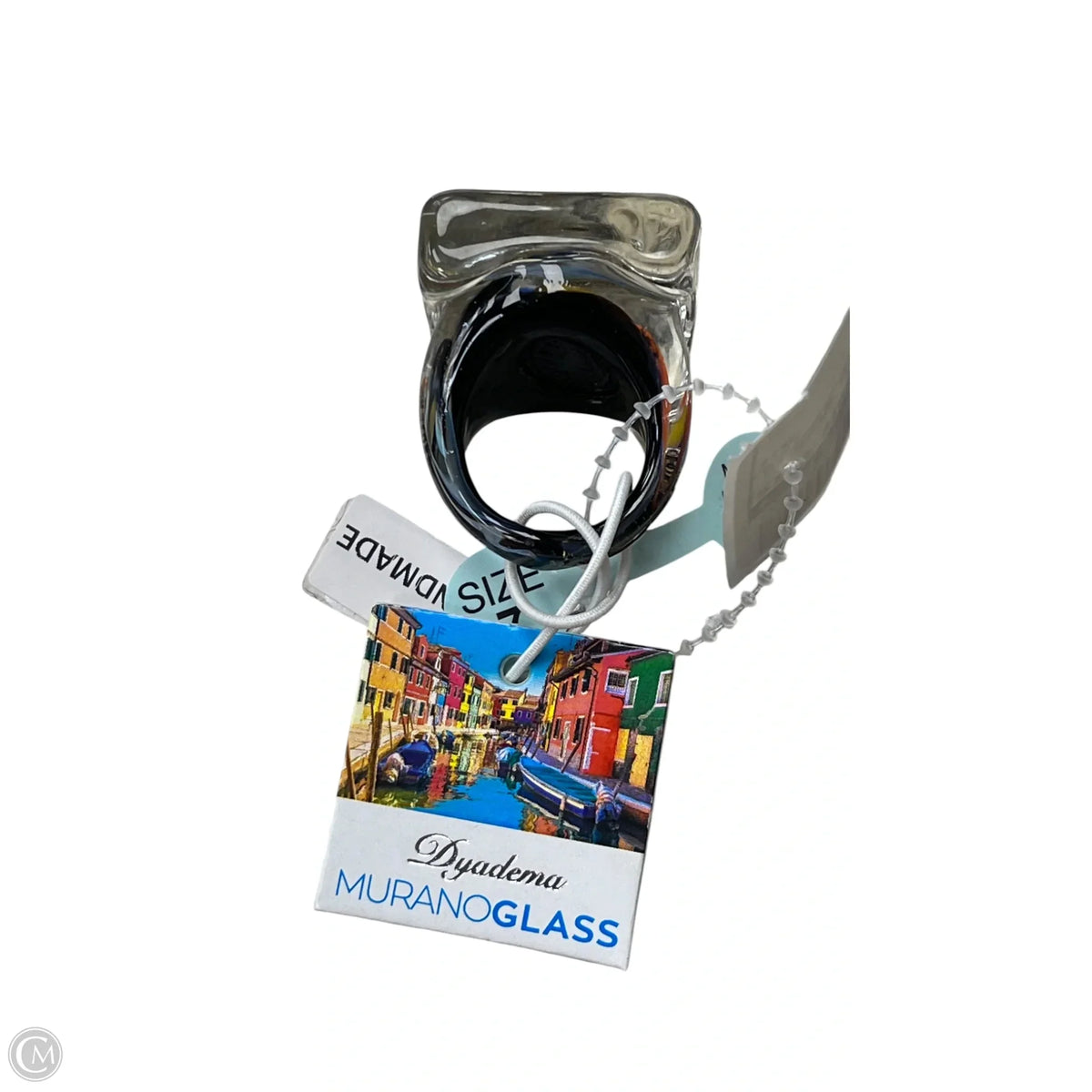 Ring Statement By DYADEMA MURANO GLASS Size 7