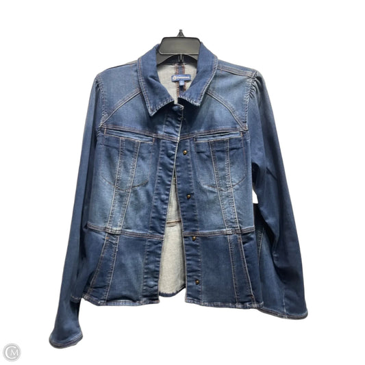 Jacket Denim By Democracy In Blue Denim, Size: L