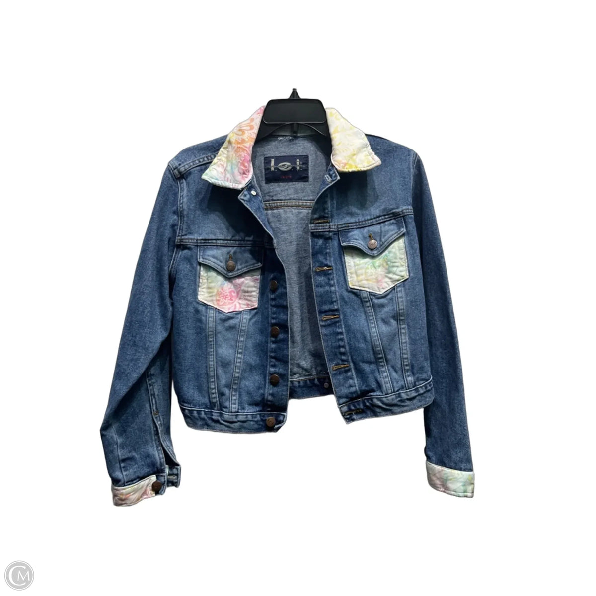 Jacket Denim By Kh Studio In Blue Denim, Size: S