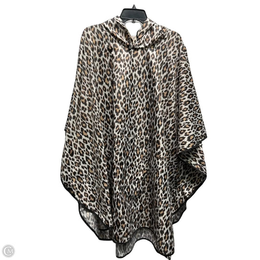 Poncho By Chicos In Animal Print, Size: Osfm