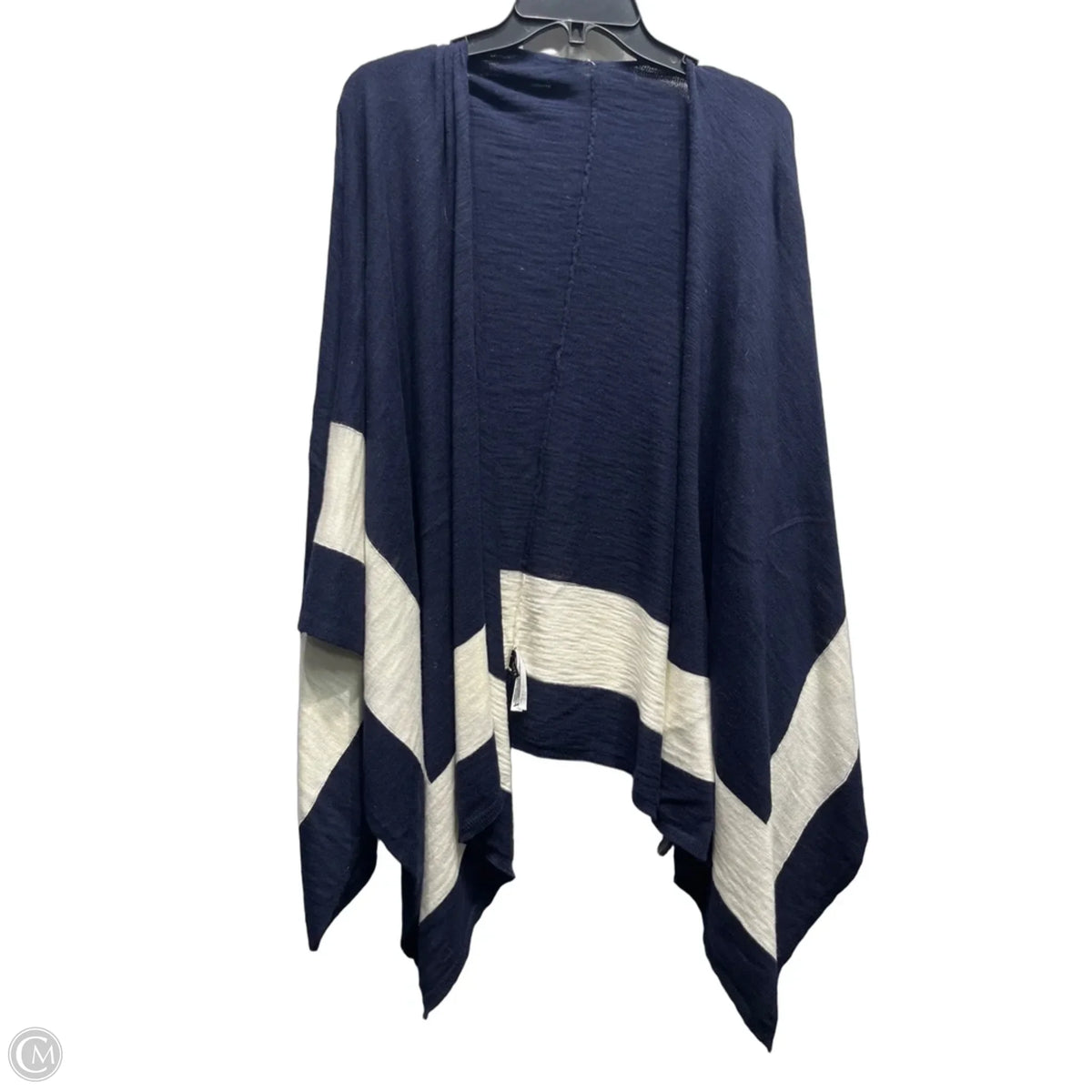 Shawl By Talbots In Blue & White, Size: Osfm