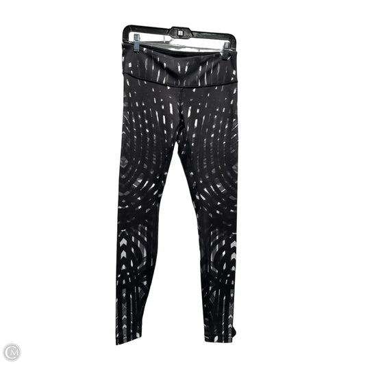 Athletic Leggings By Lululemon In Black & White, Size: 8