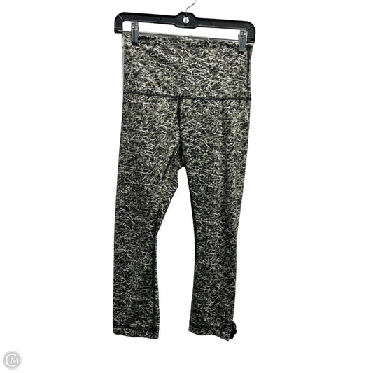 Athletic Capris By Lululemon In Green, Size: 6