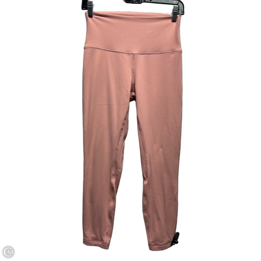 Athletic Leggings By Lululemon In Pink, Size: 8