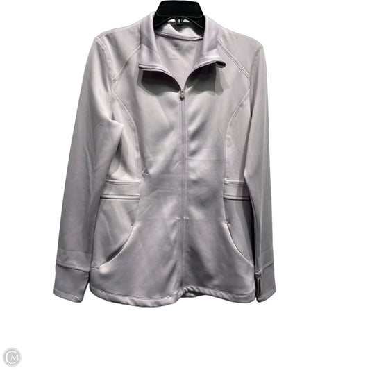 Athletic Jacket By Apana In Purple, Size: L