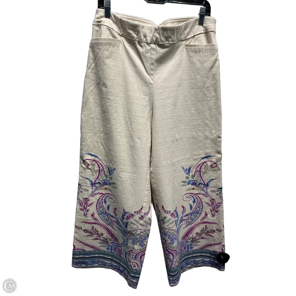 Pants Cropped By Chicos In Tan, Size: 12