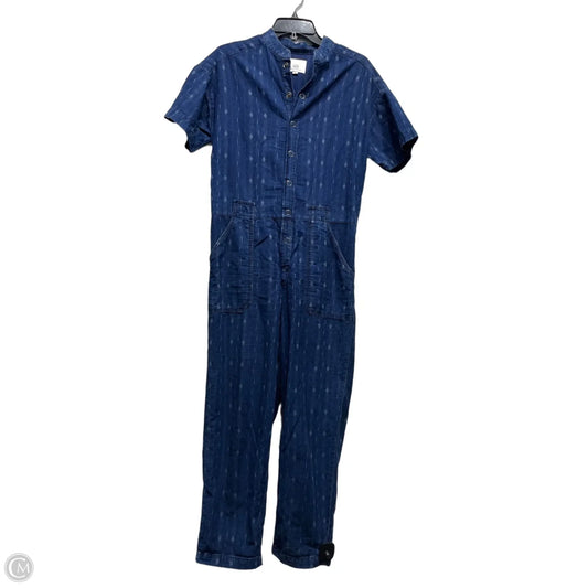 Jumpsuit By Adriano Goldschmied In Blue Denim, Size: Xs