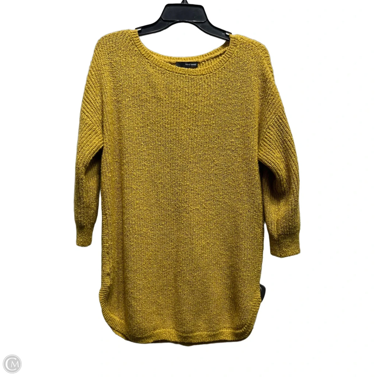 Sweater By Harve Bernard In Yellow, Size: Xl
