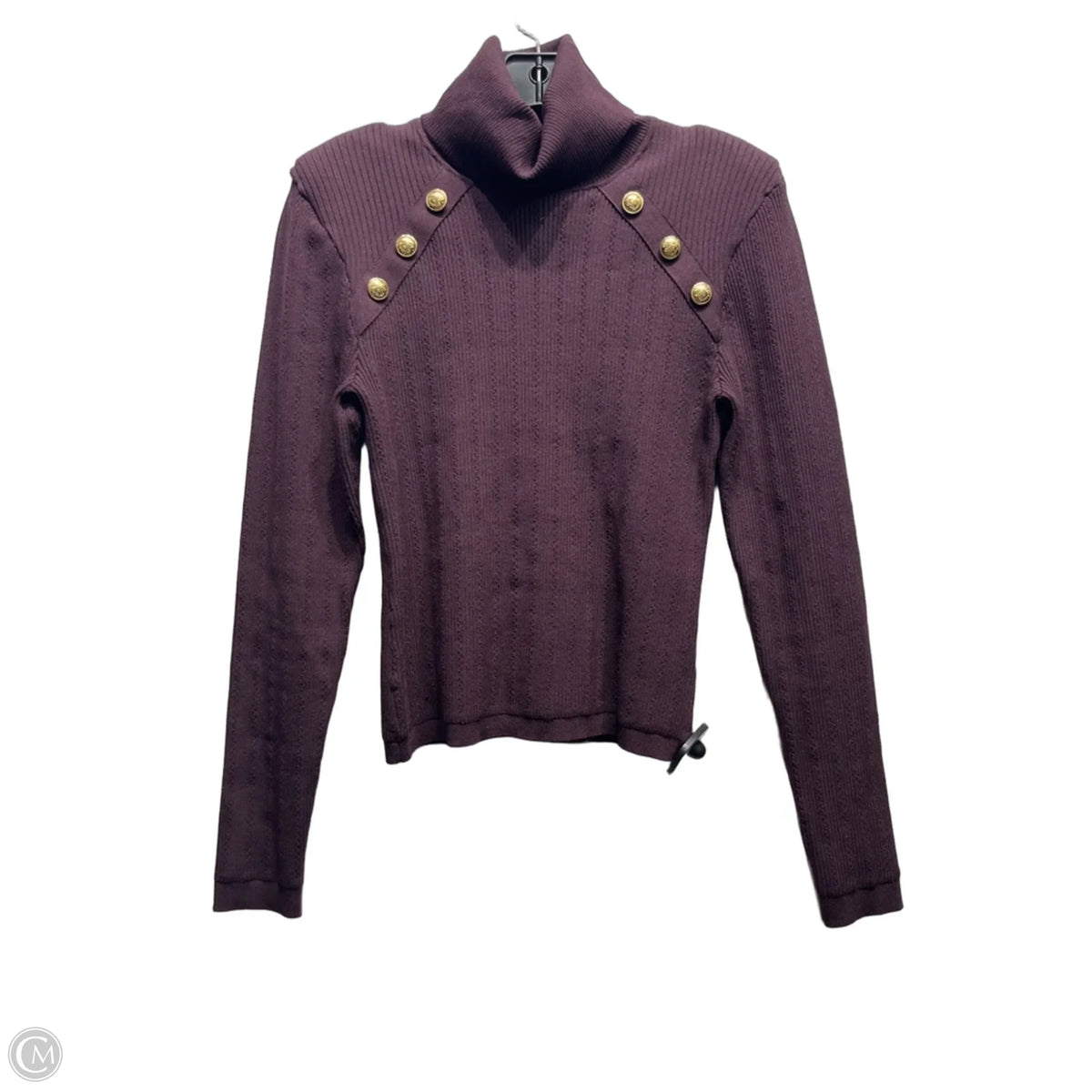 Top Long Sleeve By Express In Purple, Size: M