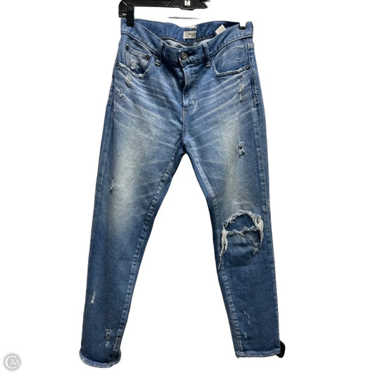 Jeans Straight By Moussy In Blue Denim, Size: 6