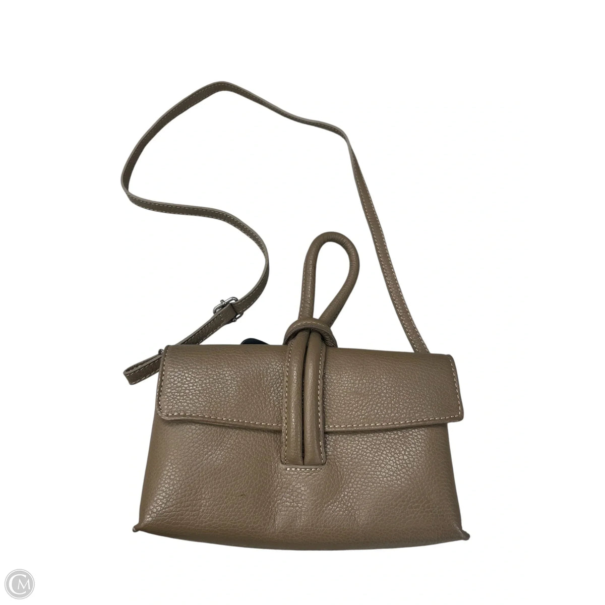 Crossbody Leather By Clothes Mentor, Size: Medium