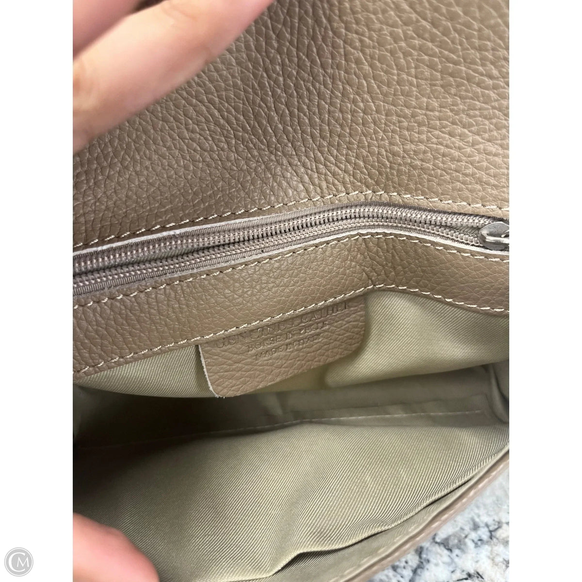 Crossbody Leather By Clothes Mentor, Size: Medium