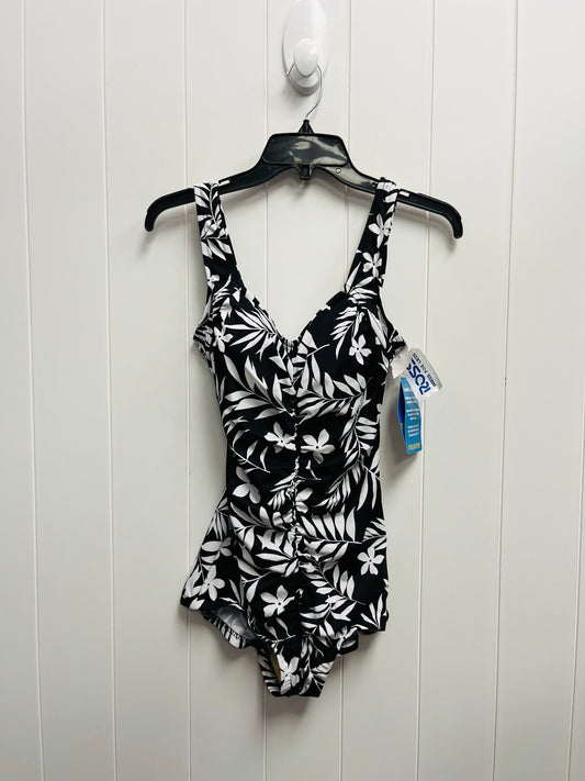 Swimsuit By maxine  In Black & White, Size: 10