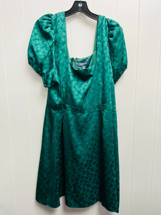 Dress Party Short By Modcloth In Green, Size: 2x