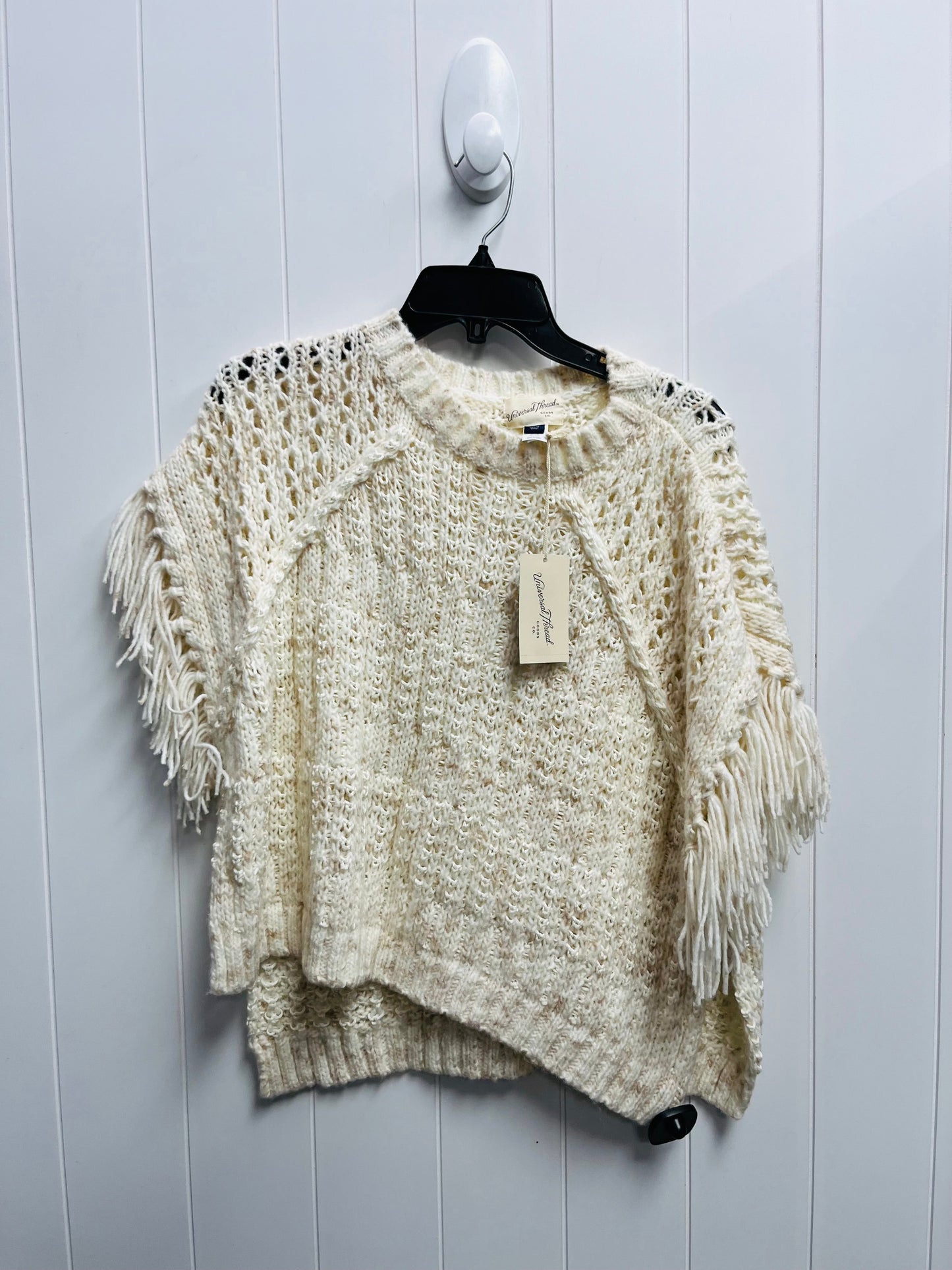 Sweater By Universal Thread In Cream & Tan, Size: Osfm