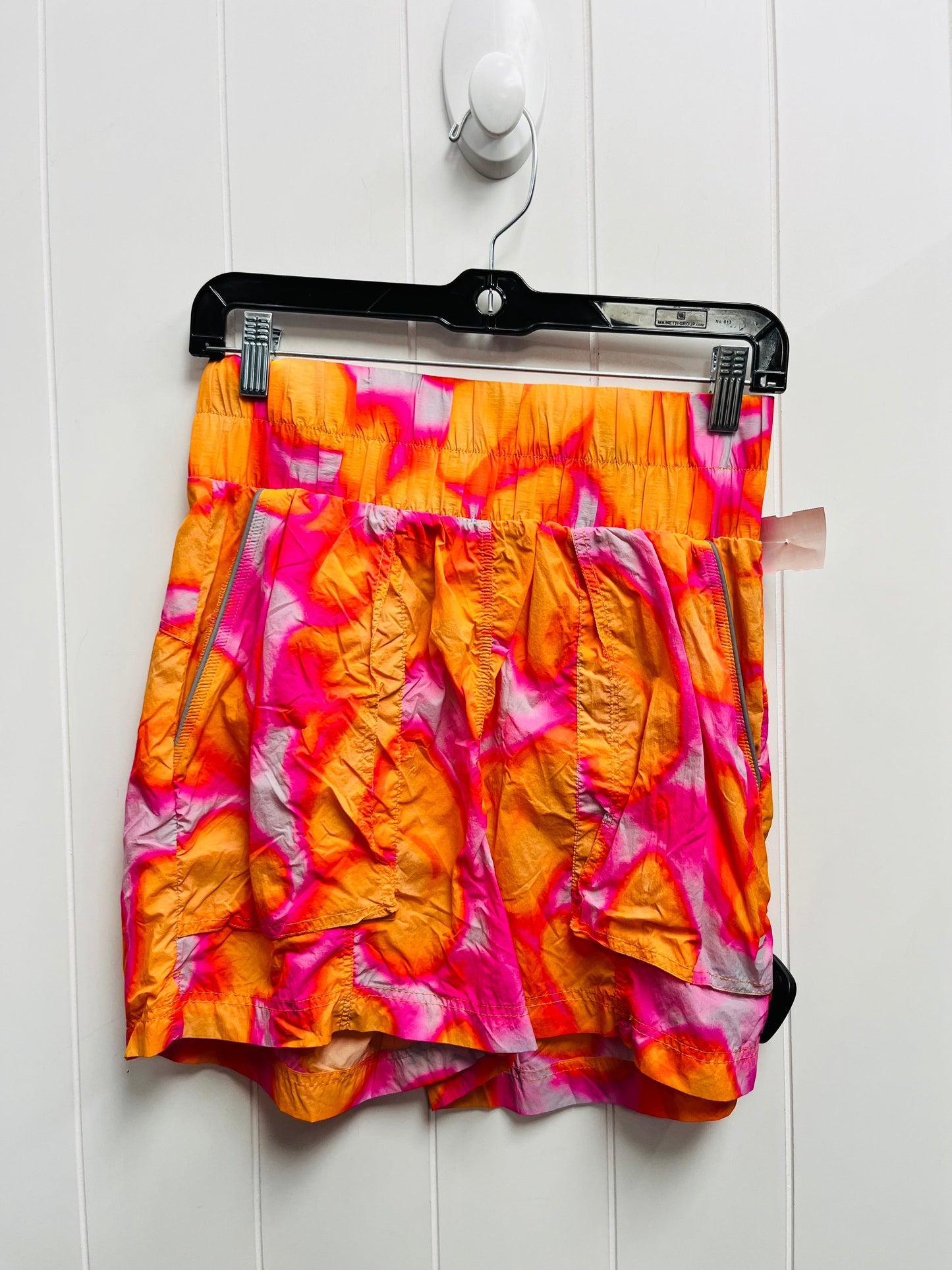 Athletic Shorts By Fabletics In Orange & Pink, Size: S