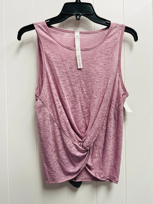 Athletic Tank Top By Lululemon In Purple, Size: M